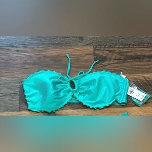 BNWT Teal Hollister Bikini Top